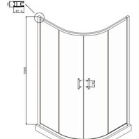 Душевой уголок Ambassador Kingston 14011105 100х100 - Превью изображения №8 — Интернет-магазин Time-Shop
