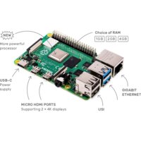 Одноплатный компьютер Raspberry Pi 4 Model B 1GB - Превью изображения №5 — Интернет-магазин Time-Shop