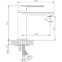 Смеситель Lauter Moon 21СК691BS - Превью изображения №2 — Интернет-магазин Time-Shop