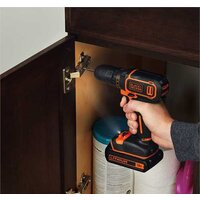 Дрель-шуруповерт Black & Decker BDCDC18KB (с 2-мя АКБ и кейсом) - Превью изображения №2 — Интернет-магазин Time-Shop
