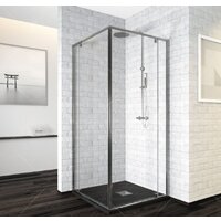 RGW PA-38 90x90 (хром/прозрачное)