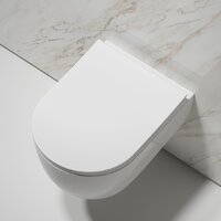 Унитаз подвесной Ceramica Nova Modena Rimless CN6063 (с сиденьем) - Превью изображения №7 — Интернет-магазин Time-Shop