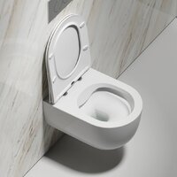 Унитаз подвесной Ceramica Nova Modena Rimless CN6063 (с сиденьем) - Превью изображения №10 — Интернет-магазин Time-Shop