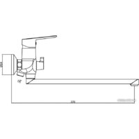 Смеситель Gross Aqua Dyno 7121285C-35F - Превью изображения №2 — Интернет-магазин Time-Shop