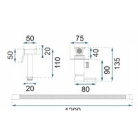 Гигиенический душ Rea Loop B6311 - Превью изображения №5 — Интернет-магазин Time-Shop