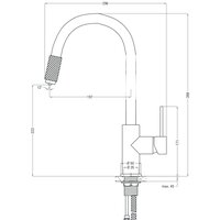 Смеситель Deante Aster BCA B64M - Превью изображения №2 — Интернет-магазин Time-Shop