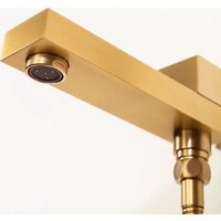 Душевая система  Hansberge H6075 (золото матовый) - Превью изображения №4 — Интернет-магазин Time-Shop