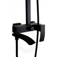 Душевая система  Filarete Waterfall FL2010 (черный матовый) - Превью изображения №4 — Интернет-магазин Time-Shop