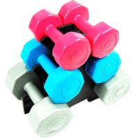 Atlas Sport Fitnes Composit 12 кг с подставкой (2x1кг+2x2кг+2x3кг)