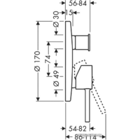 Смеситель Axor Starck 10416000 - Превью изображения №2 — Интернет-магазин Time-Shop