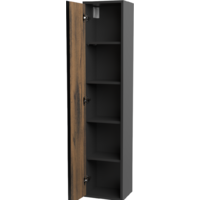  ЗОВ Шкаф-пенал Парма 150 PP150LAN0MAMC1B (антрацит/аттик) - Превью изображения №4 — Интернет-магазин Time-Shop