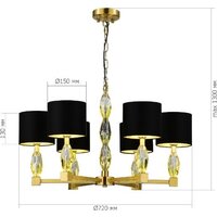 Подвесная люстра ST Luce SL1759.303.06 - Превью изображения №5 — Интернет-магазин Time-Shop