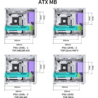 Корпус Jonsbo D41 Mesh (белый) - Превью изображения №3 — Интернет-магазин Time-Shop