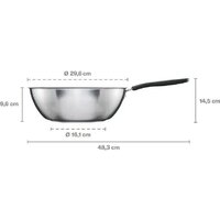 Сковорода ВОК Fiskars Functional Form 1072313 - Превью изображения №4 — Интернет-магазин Time-Shop