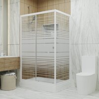 Душевой уголок Triton Фьюжн 100x80 А Полосы - Превью изображения №4 — Интернет-магазин Time-Shop