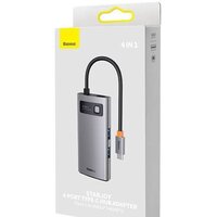 Док-станция Baseus StarJoy 4-Port Type-C Hub Adapter WKWG070113 - Превью изображения №3 — Интернет-магазин Time-Shop