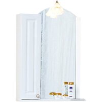 Бриклаер Зеркало Анна 60 L (белый глянец)