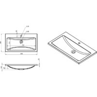 Умывальник Versalia Soft 80 - Превью изображения №10 — Интернет-магазин Time-Shop