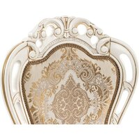 Стул с подлокотниками Woodville Bronte (молочный/патина) - Превью изображения №5 — Интернет-магазин Time-Shop