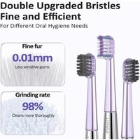 Электрическая зубная щетка JIMOK J6 (серебристый) - Превью изображения №6 — Интернет-магазин Time-Shop