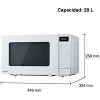 Микроволновая печь Panasonic NN-ST21QWEPG - Превью изображения №3 — Интернет-магазин Time-Shop