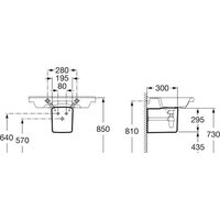 Полупьедестал для умывальника Roca The Gap 337471000 - Превью изображения №4 — Интернет-магазин Time-Shop
