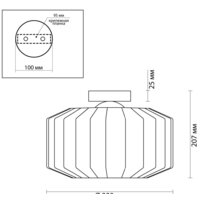 Люстра средней высоты Odeon Light Binga 4747/1C - Превью изображения №4 — Интернет-магазин Time-Shop