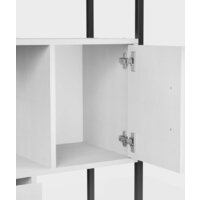 Стеллаж Mio Tesoro Cool Joy Loft (белый/черный) - Превью изображения №4 — Интернет-магазин Time-Shop