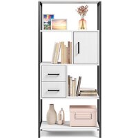 Стеллаж Mio Tesoro Cool Joy Loft (белый/черный) - Превью изображения №3 — Интернет-магазин Time-Shop