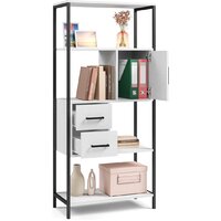 Стеллаж Mio Tesoro Cool Joy Loft (белый/черный) - Превью изображения №2 — Интернет-магазин Time-Shop