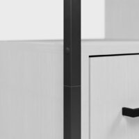 Стеллаж Mio Tesoro Cool Joy Loft (белый/черный) - Превью изображения №6 — Интернет-магазин Time-Shop