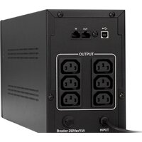 Источник бесперебойного питания ExeGate SpecialPro UNB-1200.LED.AVR.C13.RJ.USB - Превью изображения №2 — Интернет-магазин Time-Shop