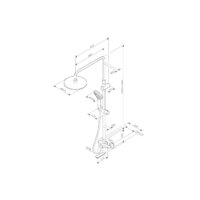 Душевая система  AM.PM Sunny F0785C900 - Превью изображения №9 — Интернет-магазин Time-Shop