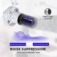 Проводной микрофон FIFINE T688 (белый) - Превью изображения №6 — Интернет-магазин Time-Shop