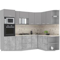 Интерлиния Мила Лайт 1.68x2.6 правая (серебристый/бетон/бискайская сосна)