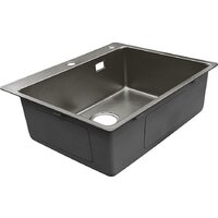 Кухонная мойка GranFest Metal нержавеющая сталь AISI 304 GF-5949 титан - Превью изображения №5 — Интернет-магазин Time-Shop