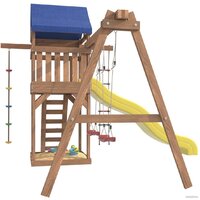 Игровой комплекс National Tree Company С качелями лодочка для улицы и дачи IgroWoods ДП-1 - Превью изображения №5 — Интернет-магазин Time-Shop