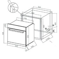 Электрический духовой шкаф ZorG FIN611 (черный) - Превью изображения №5 — Интернет-магазин Time-Shop