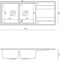 Кухонная мойка Quadron HQE11650U7_PVDC1_P2O - Превью изображения №6 — Интернет-магазин Time-Shop