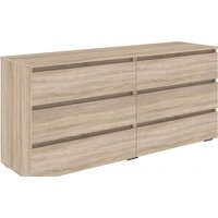 Кортекс-мебель Бари 160 6ш (дуб сонома/дуб сонома/дуб сонома)