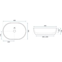 Умывальник Rea Lara (камень) - Превью изображения №6 — Интернет-магазин Time-Shop