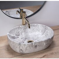 Умывальник Rea Lara (камень) - Превью изображения №2 — Интернет-магазин Time-Shop