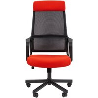 Офисное кресло CHAIRMAN 590 (черный/красный) - Превью изображения №2 — Интернет-магазин Time-Shop