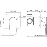 Смеситель Wasserkraft Weida 3151 - Превью изображения №2 — Интернет-магазин Time-Shop