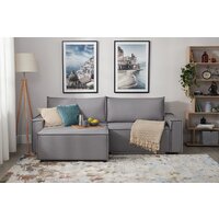 Угловой диван Mio Tesoro Дюссельдорф 293 1.5ек-1.5пф (1174 Savanna Plus Ash) - Превью изображения №11 — Интернет-магазин Time-Shop