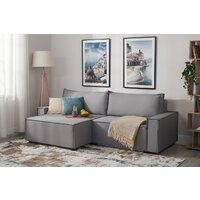 Угловой диван Mio Tesoro Дюссельдорф 293 1.5ек-1.5пф (1174 Savanna Plus Ash) - Превью изображения №12 — Интернет-магазин Time-Shop