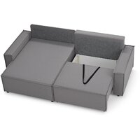 Угловой диван Mio Tesoro Дюссельдорф 293 1.5ек-1.5пф (1174 Savanna Plus Ash) - Превью изображения №8 — Интернет-магазин Time-Shop