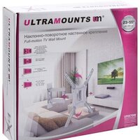 Кронштейн для телевизора Ultramounts UM870W (белый) - Превью изображения №9 — Интернет-магазин Time-Shop