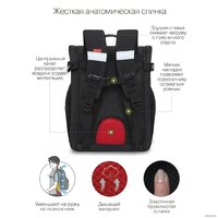 Школьный рюкзак Grizzly RAl-295-2 (черный) - Превью изображения №3 — Интернет-магазин Time-Shop