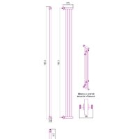 Полотенцесушитель Сунержа Хорда ПП 1800х195 00-4124-1800 - Превью изображения №3 — Интернет-магазин Time-Shop